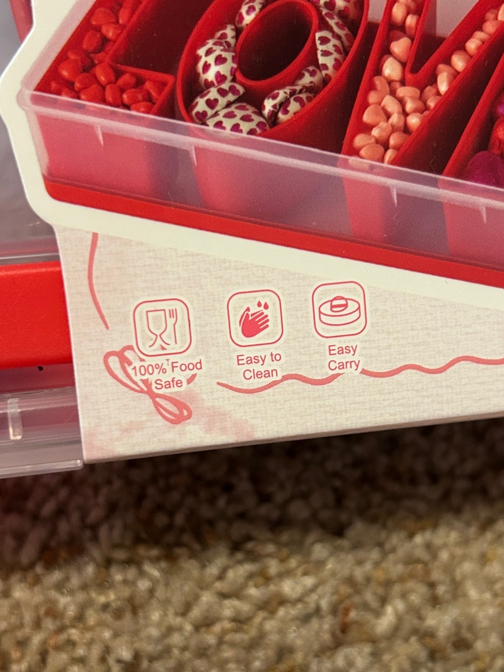 Cook with Color (CWC) Valentine's Day Snackle Box - LOVE - Picture 9 of 9